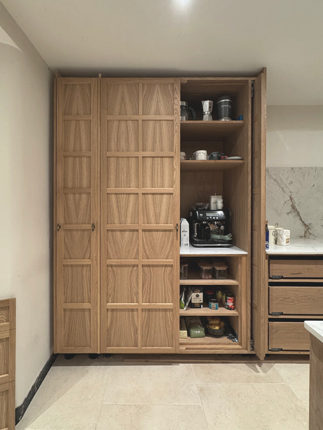 Cotswolds -there's even a coffee and tea station with pivot and slide doors