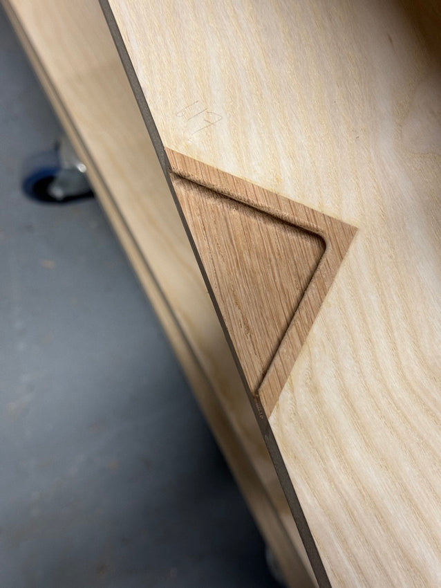 Cotswolds - precision oak handles inserted into ash